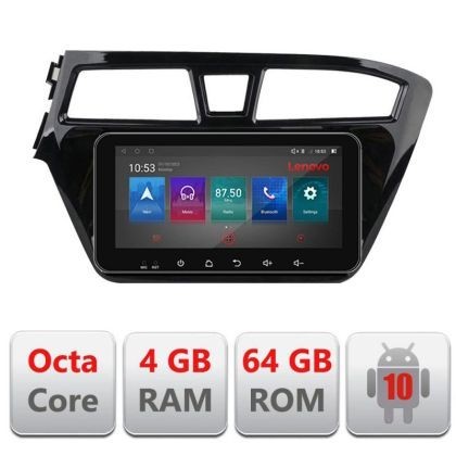 Navigatie HHyundai i20 2015-2018 I-517 4+64 ecran 10.33&quot; Android Waze USB Navigatie Internet Youtube Radio CarStore Technology
