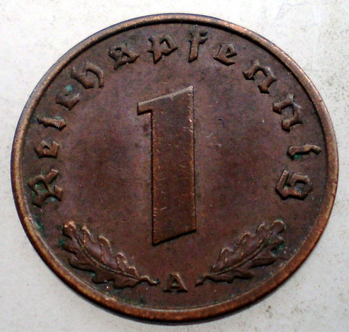 2.403 GERMANIA 1 REICHSPFENNIG 1937 A