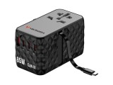 Adaptor universal Verbatim GaN III, Travel, 85WGaN3, 4xUSB-C PD &amp; QC 4+ &amp; 1 x USB-A QC ports