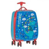 Troler Copii, Little Dino, Dinozauri, Multicolor, Capacitate 22L