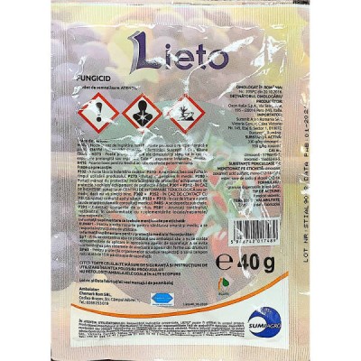 Lieto 40 gr fungicid sistemic, SumiAgro, mana (vita de vie, tomate, cartof) foto
