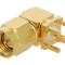 Mufă SMA 90&deg; 50&Omega; THT PTFE Aurit
