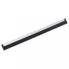 Cap Racleta Podea vidaXL 55cm, Otel &amp; Cauciuc, Argintiu/Negru - Inlocuire Mop Profesional, Garaj, Baie, Piscina, Terasă + 8 Suruburi