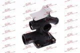Flansa lichid racire VW Transporter T3 1979-1990; motor 1.9, 2.0, 2.1; 025121115; SRLine, aftermarket