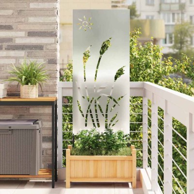 vidaXL Ecran de intimitate pentru grădină Argintiu 50 x 140 cm 876278 foto
