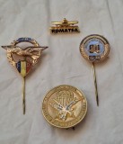 Patru insigne cu tematica aviatica