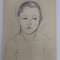 PORTRETUL UNUI ADOLESCENT , DESEN de POP, AUREL , DATAT 1963