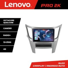 Navigatie Subru Legacy 2010-2015 Lenovo Kit-458 8 core QLED 2K 12+256 360 Android Waze USB Navigatie Internet Youtube Radio CarStore Technology