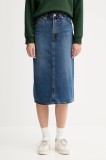 Levi&#039;s fustă jeans midi, drept, 001VH