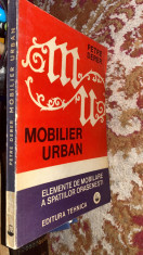 MOBILIER URBAN,PETRE DERER/ELEMENTE DE MOBILARE ALE SPATIILOR ORASENESTI,1974 foto