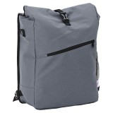 vidaXL Geanta pentru bicicletă pentru suportul de bagaje, 25 L, gri, 33x16x48 cm
