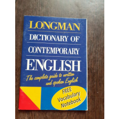 LONGMAN, DICTIONARY OF CONTEMPORARY ENGLISH