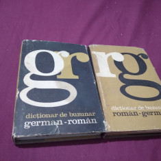 DICTIONAR GERMAN-ROMAN,ROMAN-GERMAN,SUPRACOPERTA