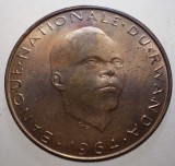 J.105 RWANDA RUANDA 5 FRANCS FRANCI 1964 XF