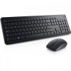Kit tastatura si mouse wireless Dell KM3322W 580-AKFZ layout US negru, Fara fir