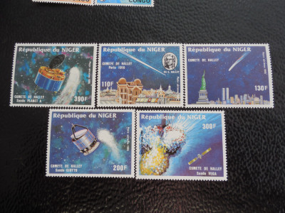 Niger-Cometa Halley-serie completa,MNH foto