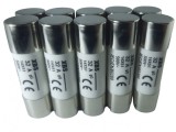 Set 10 sigurante fuzibile cilindrice ceramica 14x51 32A 500V AC gG, Omu System