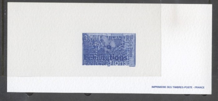 France - Felicitations Issue PROOFS ESSAYS MNH W.020