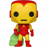 Cumpara ieftin Figurina Funko POP Marvel Holiday - Iron Man with Bag