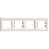 Rama Ornament 4 posturi Schneider Asfora crem EPH5800423