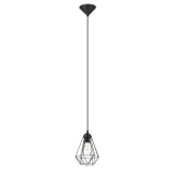 Cumpara ieftin Pendul GoodHome Smetrio, negru, 1xE27, 60W, finisaj mat