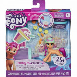 Set figurina cu accesorii, My Little Pony, Scene Stralucitoare cu Sunny, F2934