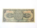 Rara! Mexic 1 Peso 1948,bancnota din imagini