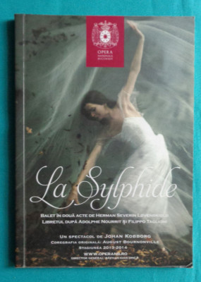 La Sylphide &amp;ndash; Balet Caiet program cu autografele balerinilor din distributie foto