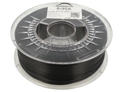 Filament PC/PBT 1,75mm Negru 1kg foto