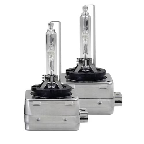 Set 2 becuri auto D1S, putere 35W, temperatura culorii 6000k, 12V, Xenon, fluxul luminos 3200 lumeni, argintiu