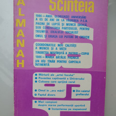 ALMANAH SCANTEIA 1987, 400 pag, stare f buna