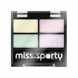 Fard de Pleoape Miss Sporty, Studio Color Quattro, 416 Unicorn Swag, 5 g, Fard Miss Sporty, Farduri de Pleoape, Fard pentru Pleoape, Fard de Ochi, Far