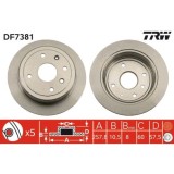 Set discuri frana spate TRW, Chevrolet Aveo / Kalos Limuzina (T250, T255), 2005-, Lacetti (J200), 2003-, Nubira, 01.2005-12.2011, Daewoo Lacetti (Kla