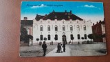 Carte postala, Sighetul Marmatiei, scoala de fete, 1910