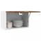 Gossi dulap suspendat, lemn vechi, 60 x 31 x 40 cm, lemn prelucrat