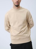 Cumpara ieftin Bluza barbati Institutional cu croiala Regular Fit si logo, Bej, S