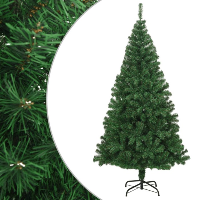 vidaXL Pom de Crăciun artificial cu ramuri groase, verde, 240 cm, PVC 321037