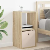 vidaXL Noptieră Stejar Sonoma 35 x 32 x 68,5 cm Lemn compozit 8000632