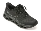 Pantofi sport SKECHERS negri, 150510, din material textil