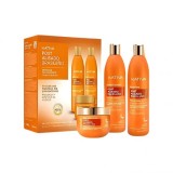Kit Kativa Post Brazilian Straightening după &icirc;ndreptarea părului cu keratină 2 x 225 ml + 150 ml