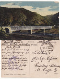 Caineni, Valcea-Podul-cenzura militara WWI, WK1, Circulata, Printata