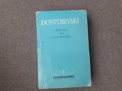 Dostoievski - Amintiri din Casa Mortilor BPT 1960 foto