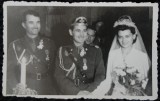 Fotografie, Capitan in armata romana, la cununia religioasa, perioada celui de-al doilea razboi mondial