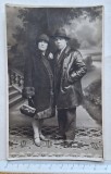 Fotografie cuplu interbelic &ndash; Atelier Waisman București &ndash; 1929 &ndash; dedicată