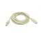 Cablu USB 2.0 A la USB B pentru impimanta 5m crem Micro Connect Gembird