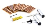 Kit reparatie anvelope tubeless 30 piese cu snur vulcanizare si solutie 12 g