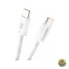 Cablu Date si Incarcare USB-C - USB-C Blue Power NB-Q273 60W 1m Alb