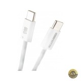Cablu Date si Incarcare USB-C - USB-C Blue Power NB-Q273 60W 1m Alb
