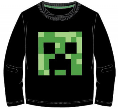 Bluza Minecraft ORIGINAL Creeper LOGO 5-6 sau 11-12 ani + Bratara CADOU !! foto