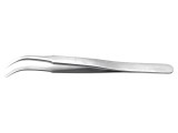 Penseta de precizie IDEAL-TEK 120mm indoita varf plat pentru lucrari de precizie